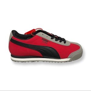Puma SL NBK Jr Red-Black-Limestone gray Size 1 1/2